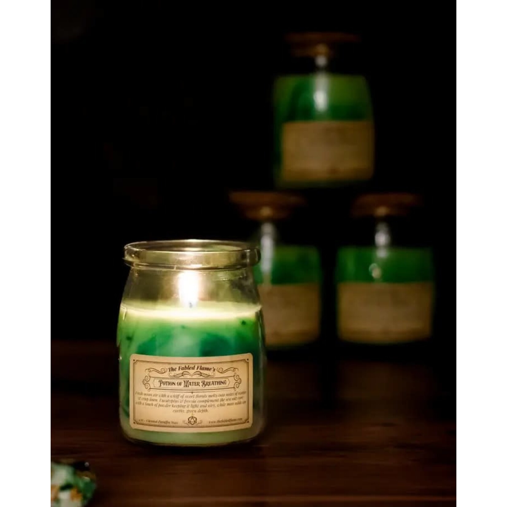 Potion Bottle Candle by Fabled Flame