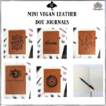 Mini Dot Vegan Leather Campaign Journal