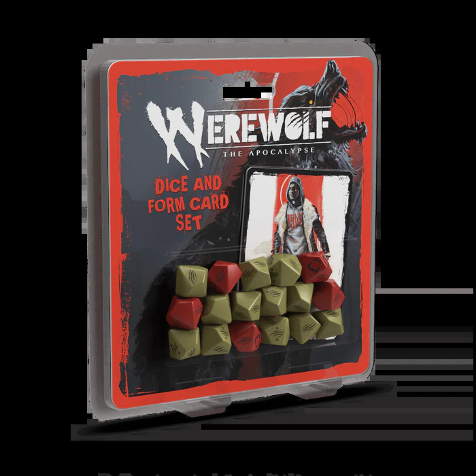 Werewolf The Apocalypse RPG: Dice and Form Card Set
