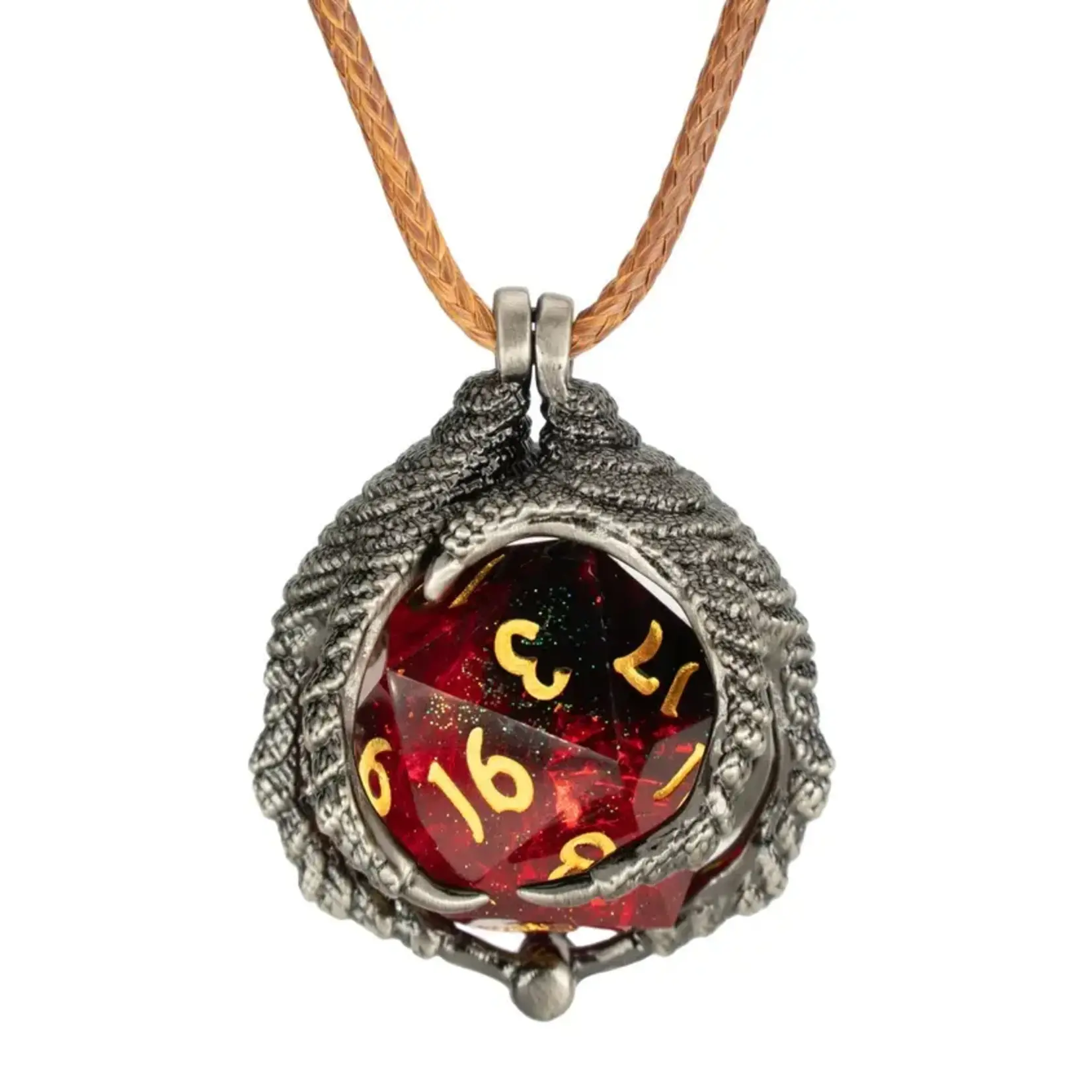 Solid Metal D20 Necklace - 3 Gear Studios