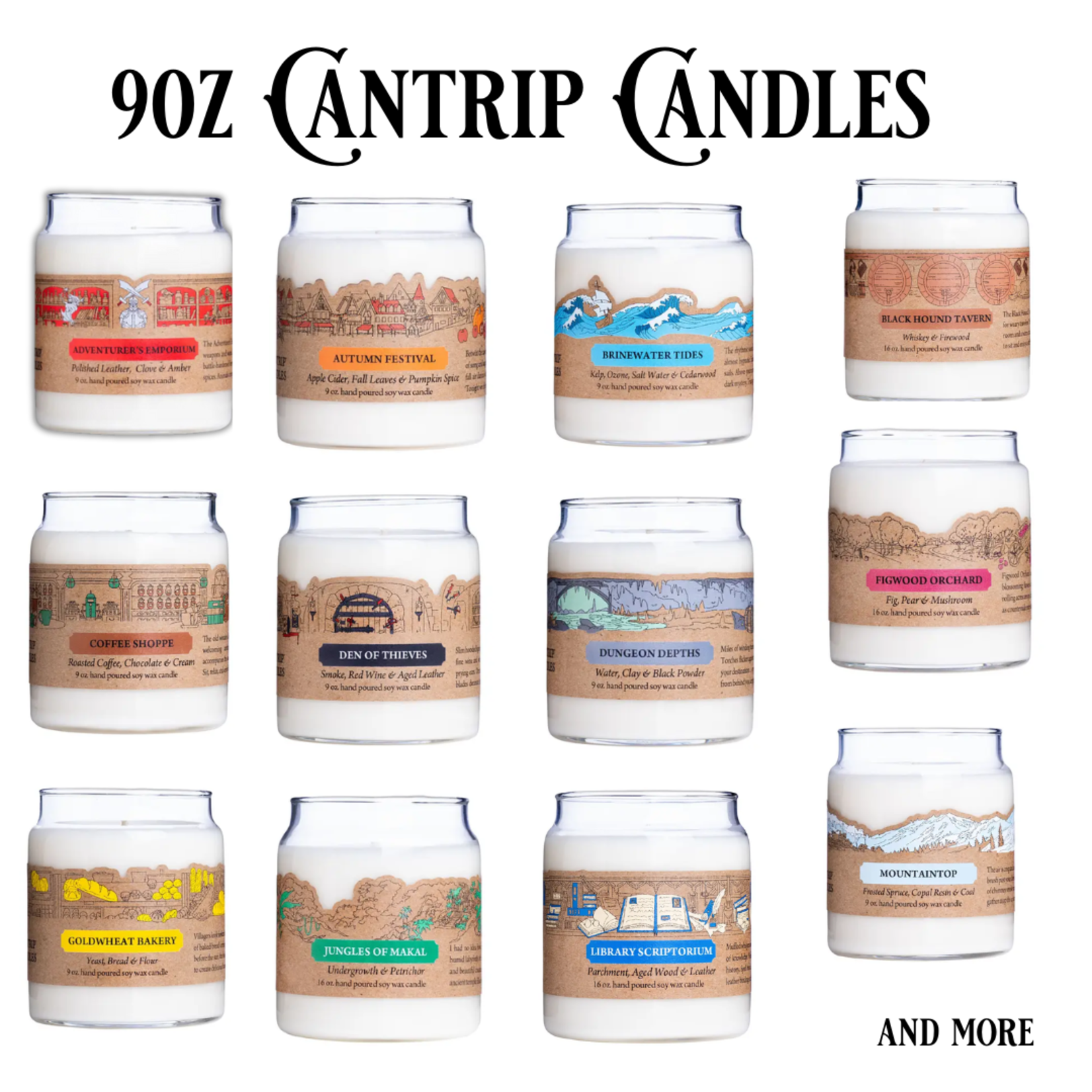 Cantrip 9 oz candles