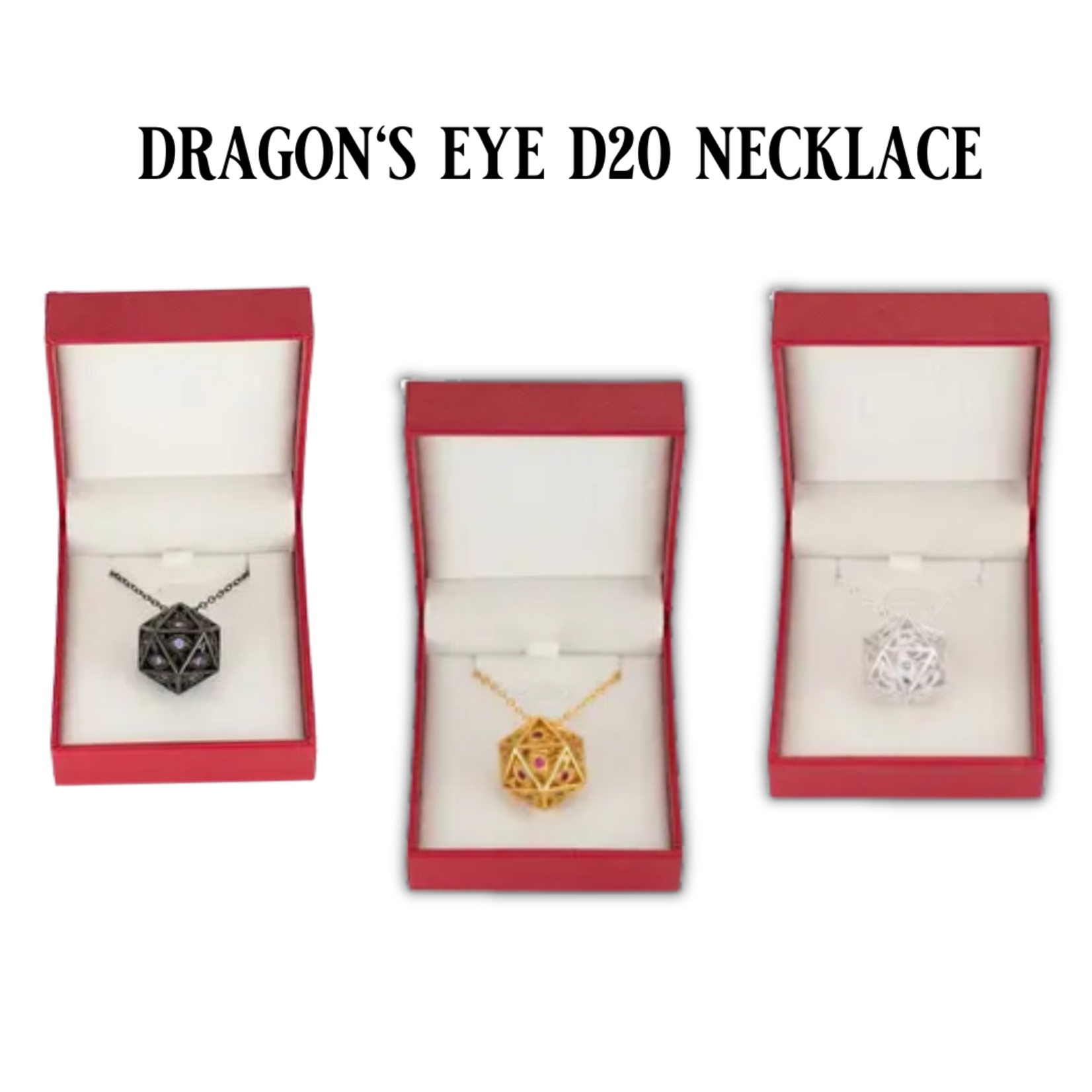 Dragon's Eye D20 Necklace