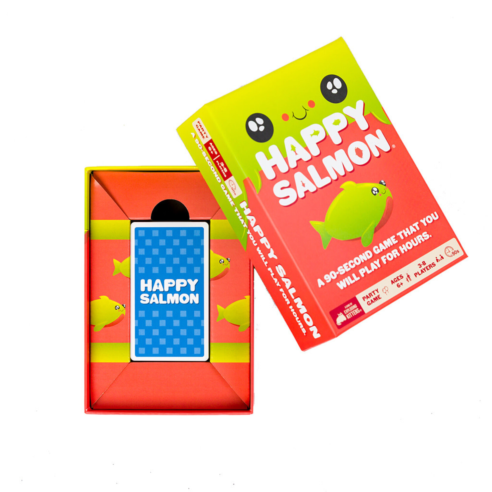 Happy Salmon - a 90-second card game that you will play for hours