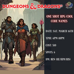 Dungeons & Dragons One Shot RPG with Cool Code Names
