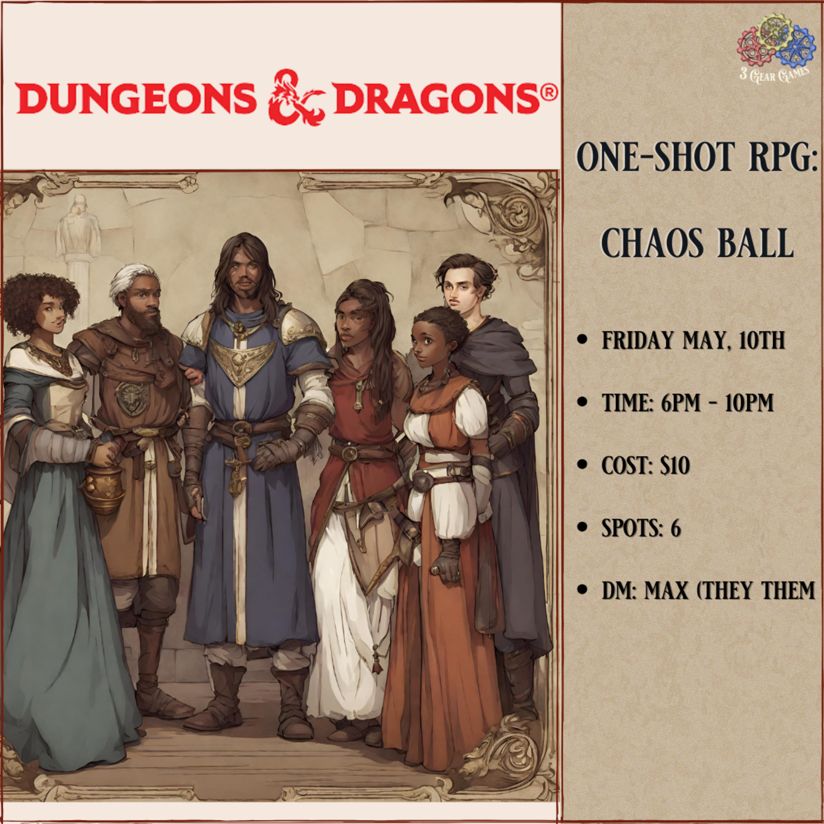 Dungeons & Dragons One-Shot RPG: Chaos Ball