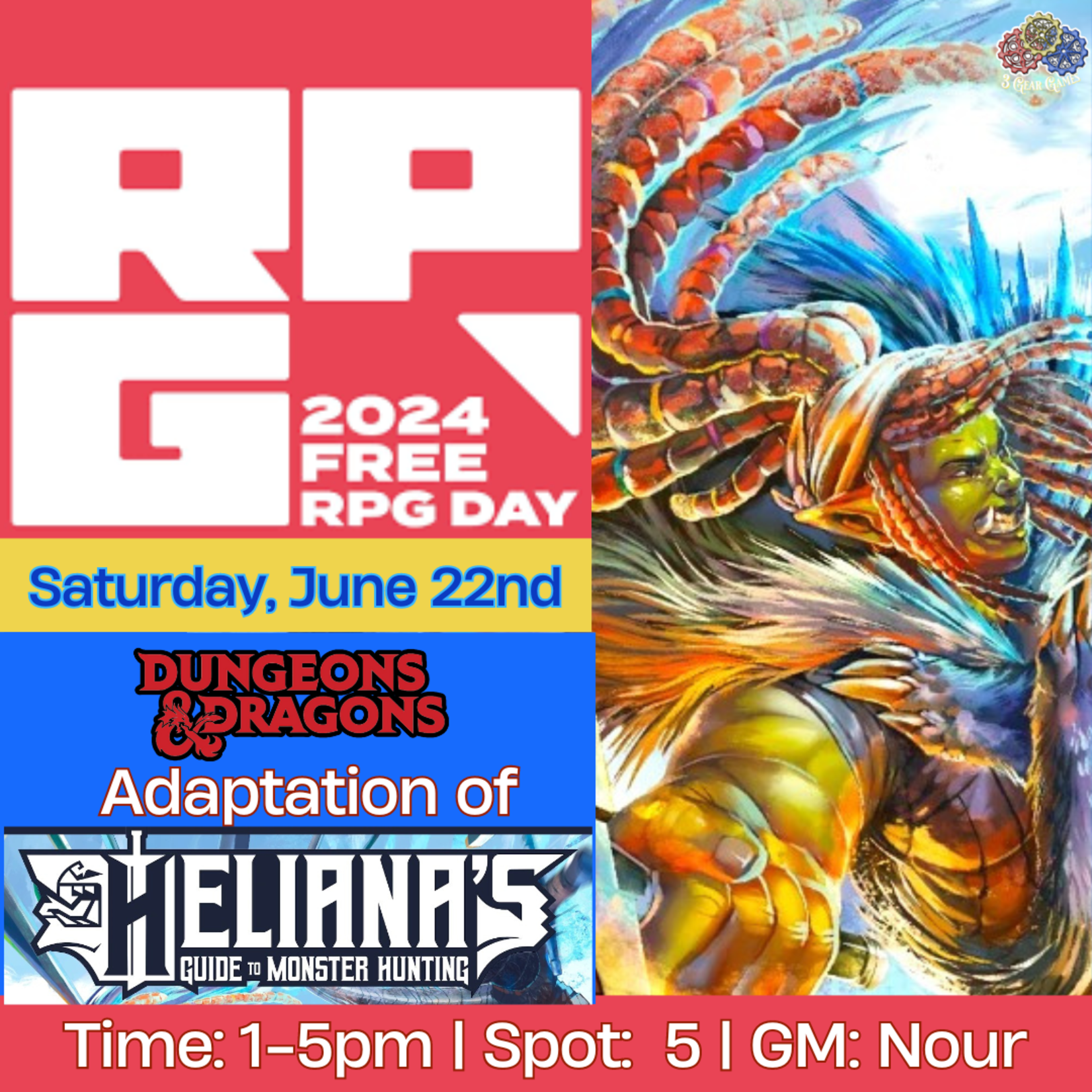 Free RPG Day Saturday Games (Day 1)