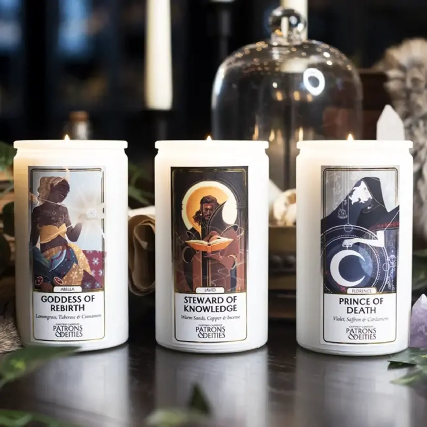 Patrons & Deities 16 oz Cantrip Candles