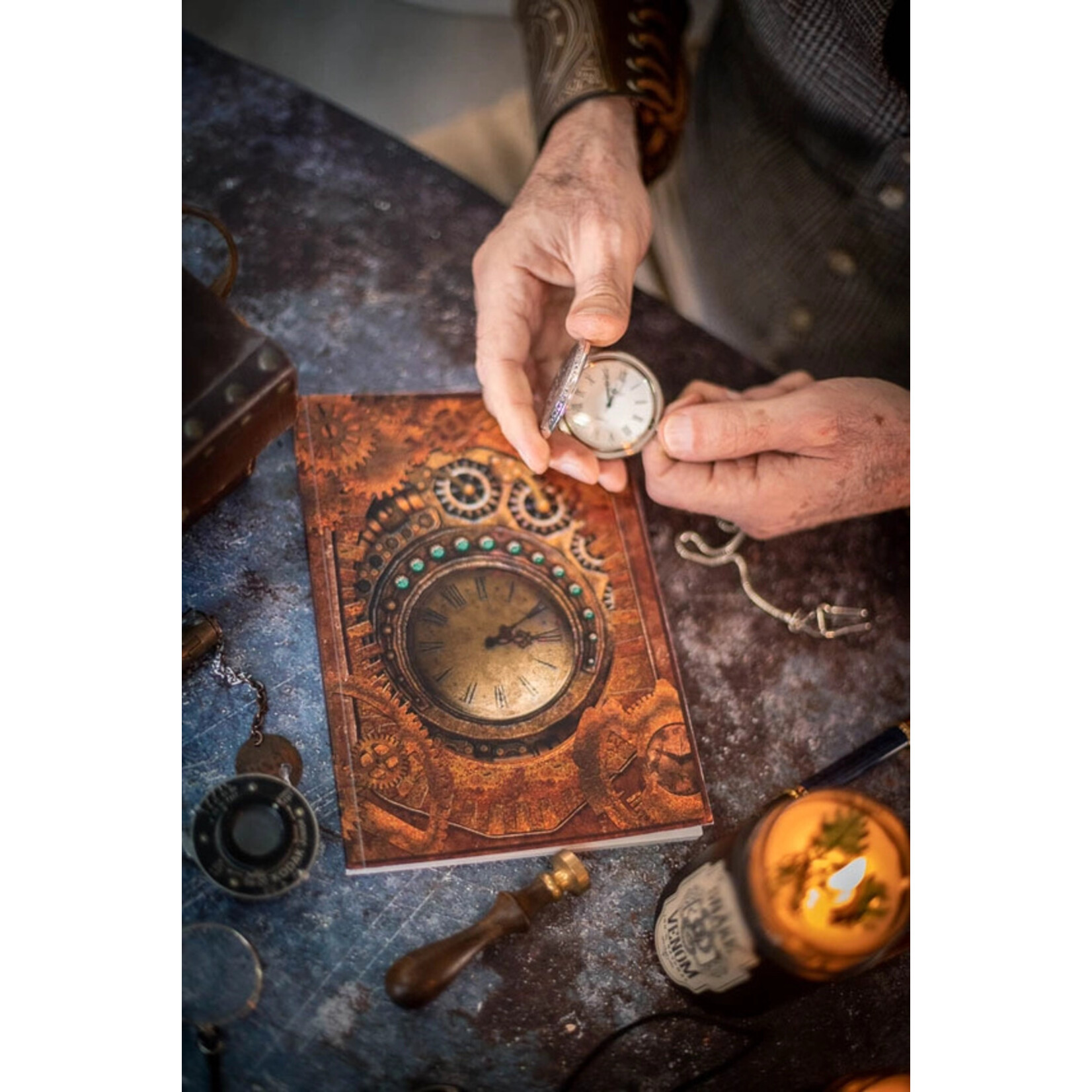 Notebook A5 Steampunk Vintage Rustic Bullet Journal