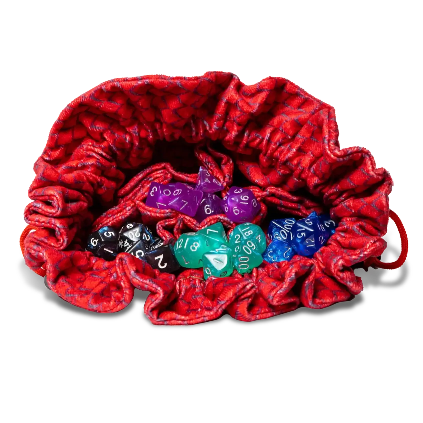 Dragon Storm Velvet Compartment Dice Bag