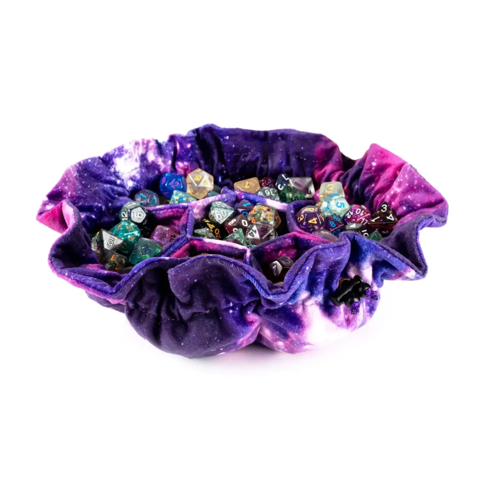Velvet Compartment Dice Bag: Nebula