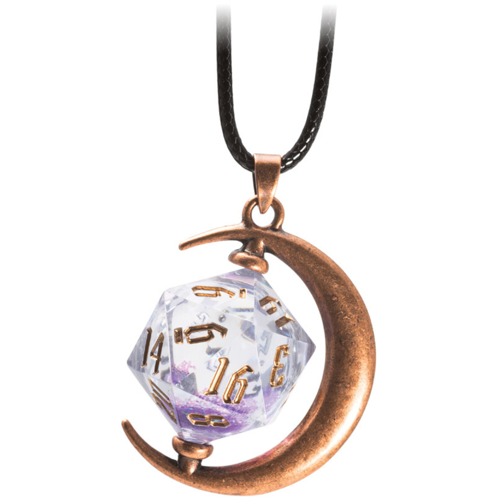 D20 Necklace: Night Sky