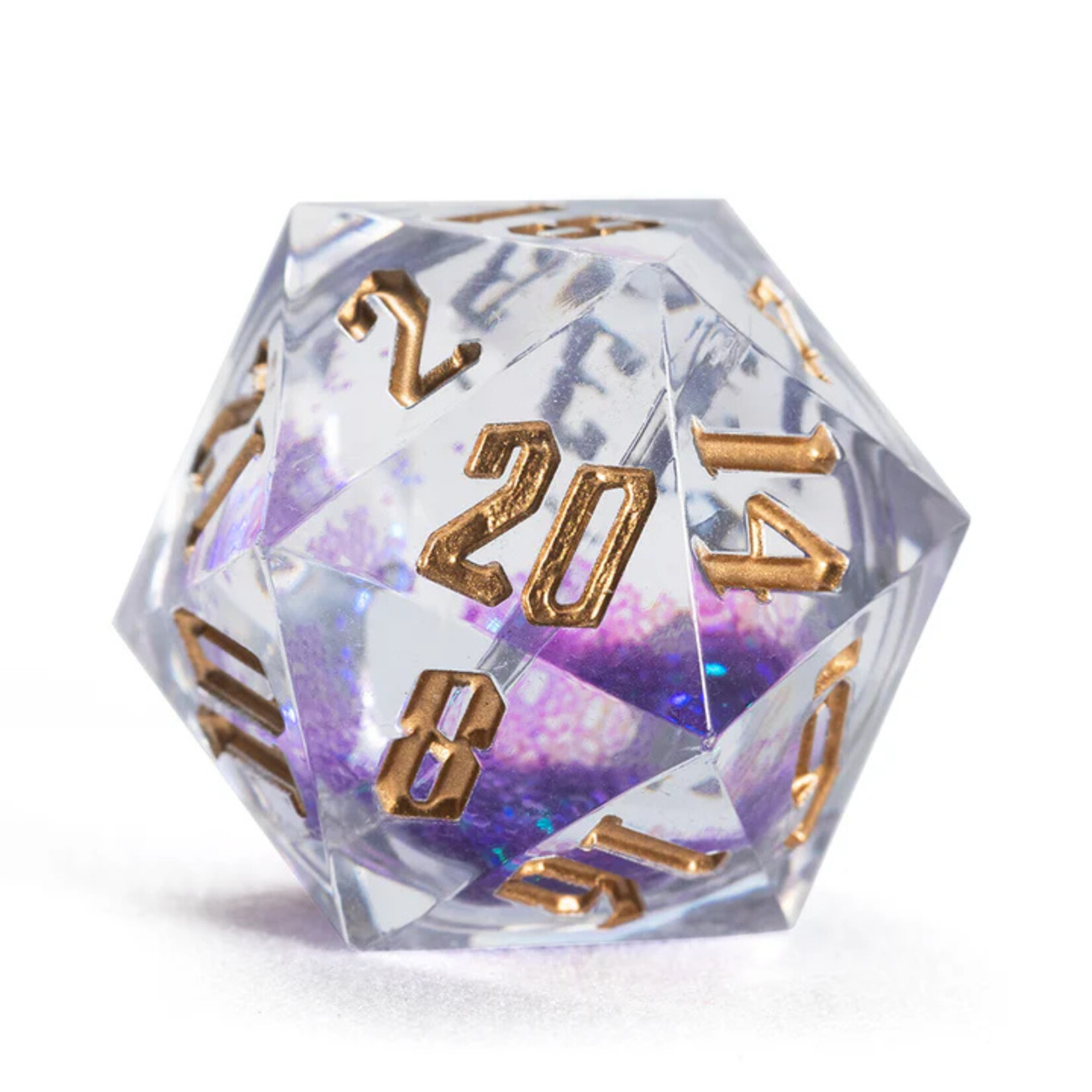 D20 Necklace: Night Sky
