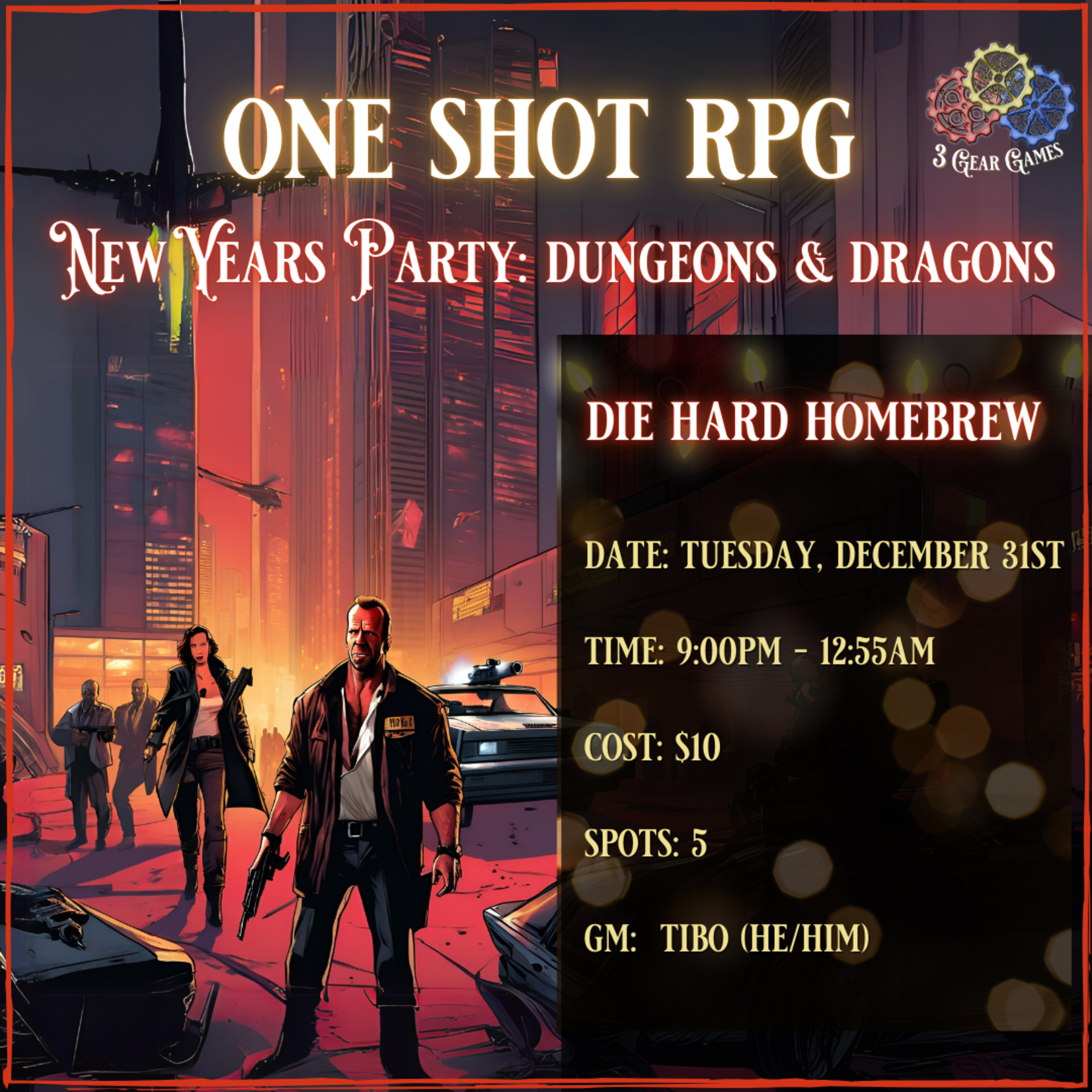 New Years Party: D&D 5e Dice Hard