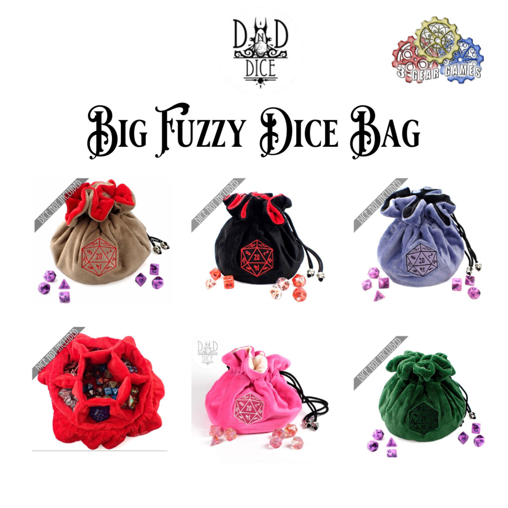 Big Fuzzy Dice Bag