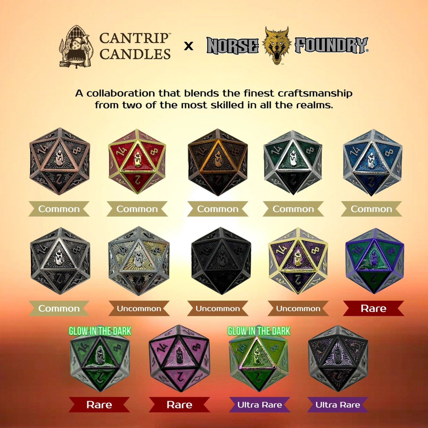 Cantrip Candles  x Norse Foundry Collab Candles -