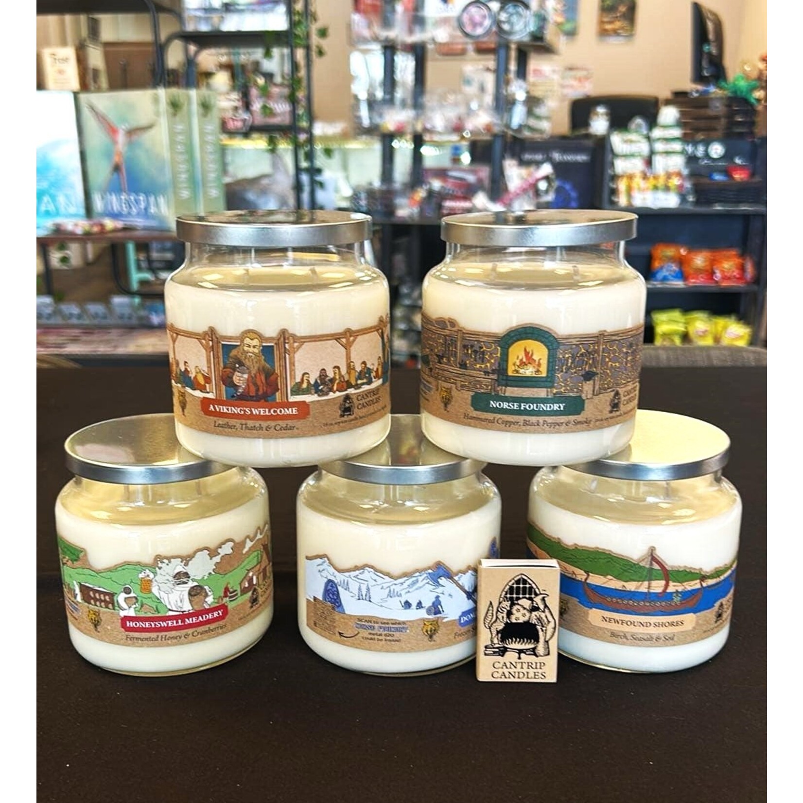 Cantrip Candles  x Norse Foundry Collab Candles -