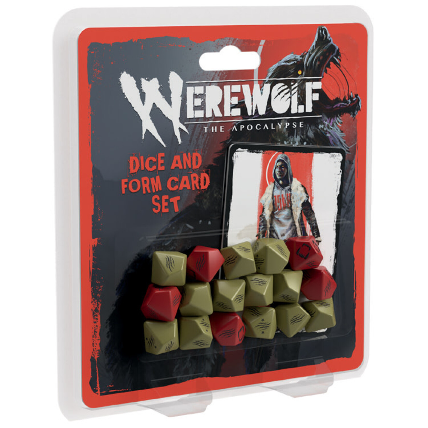 Werewolf The Apocalypse RPG: Dice and Form Card Set