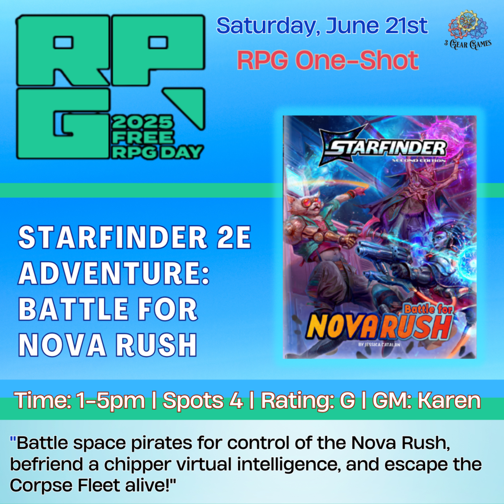 Free RPG Day 1 (Sat 6/21) -