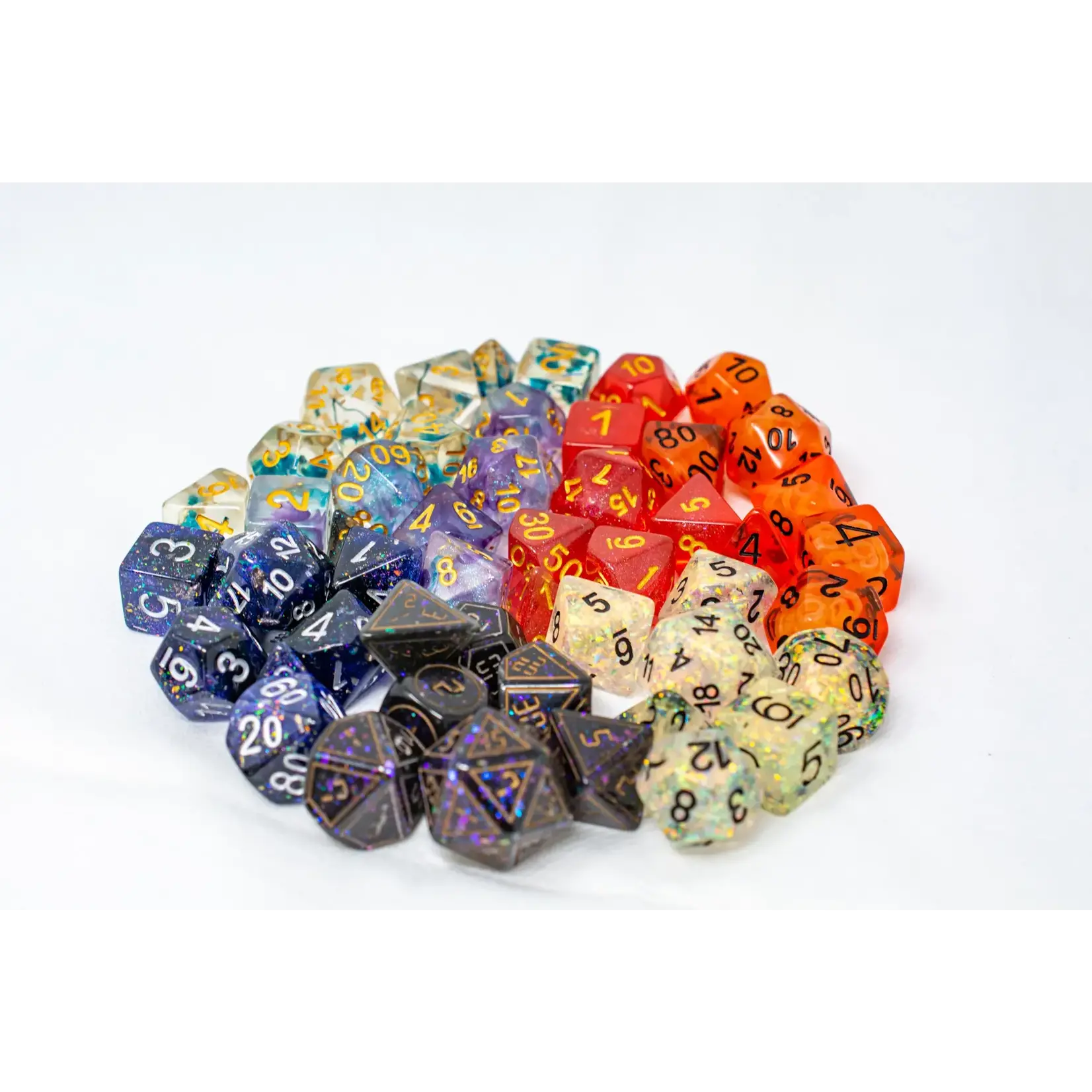 Dice Goblin Bag of Holding with 49 Dice