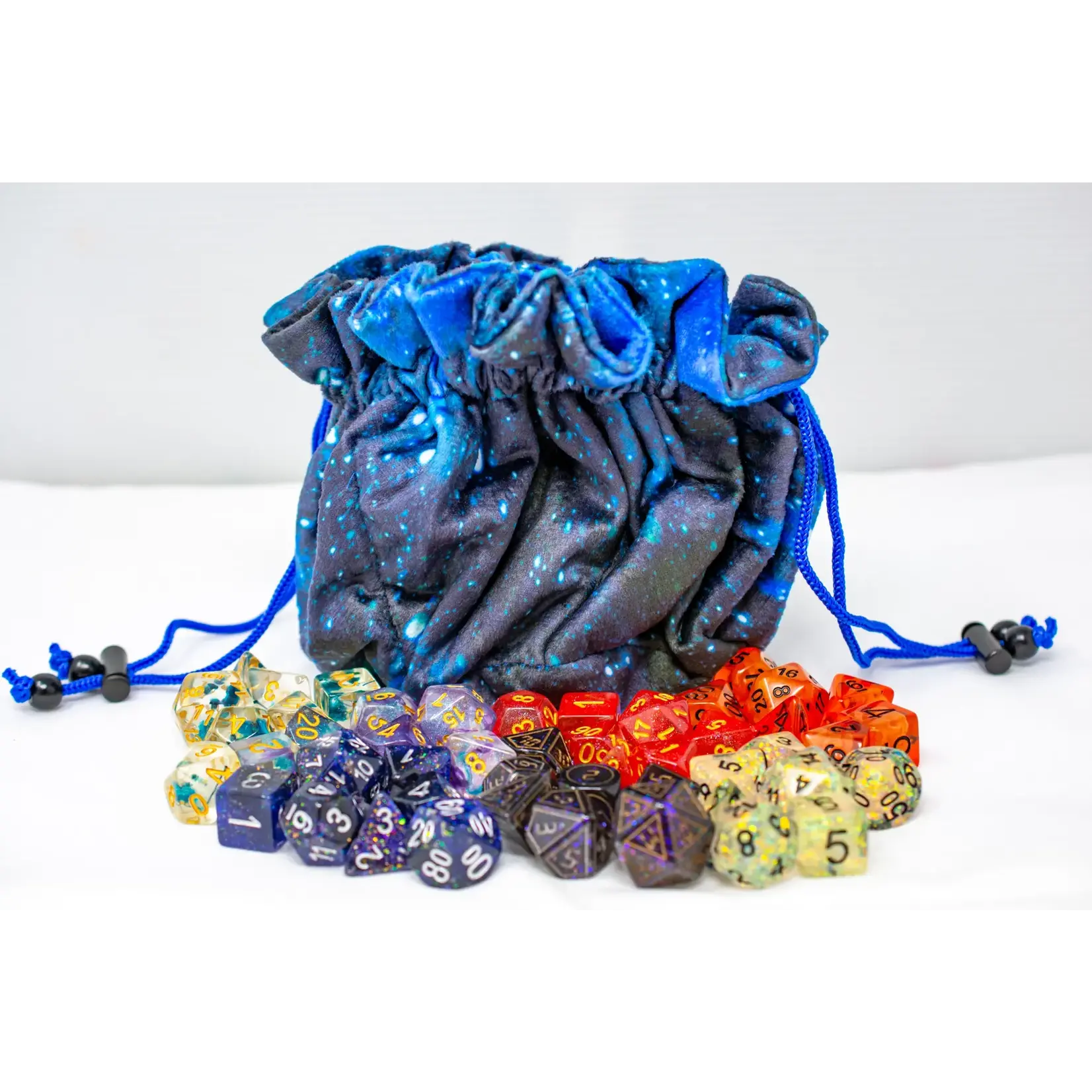 Dice Goblin Bag of Holding with 49 Dice