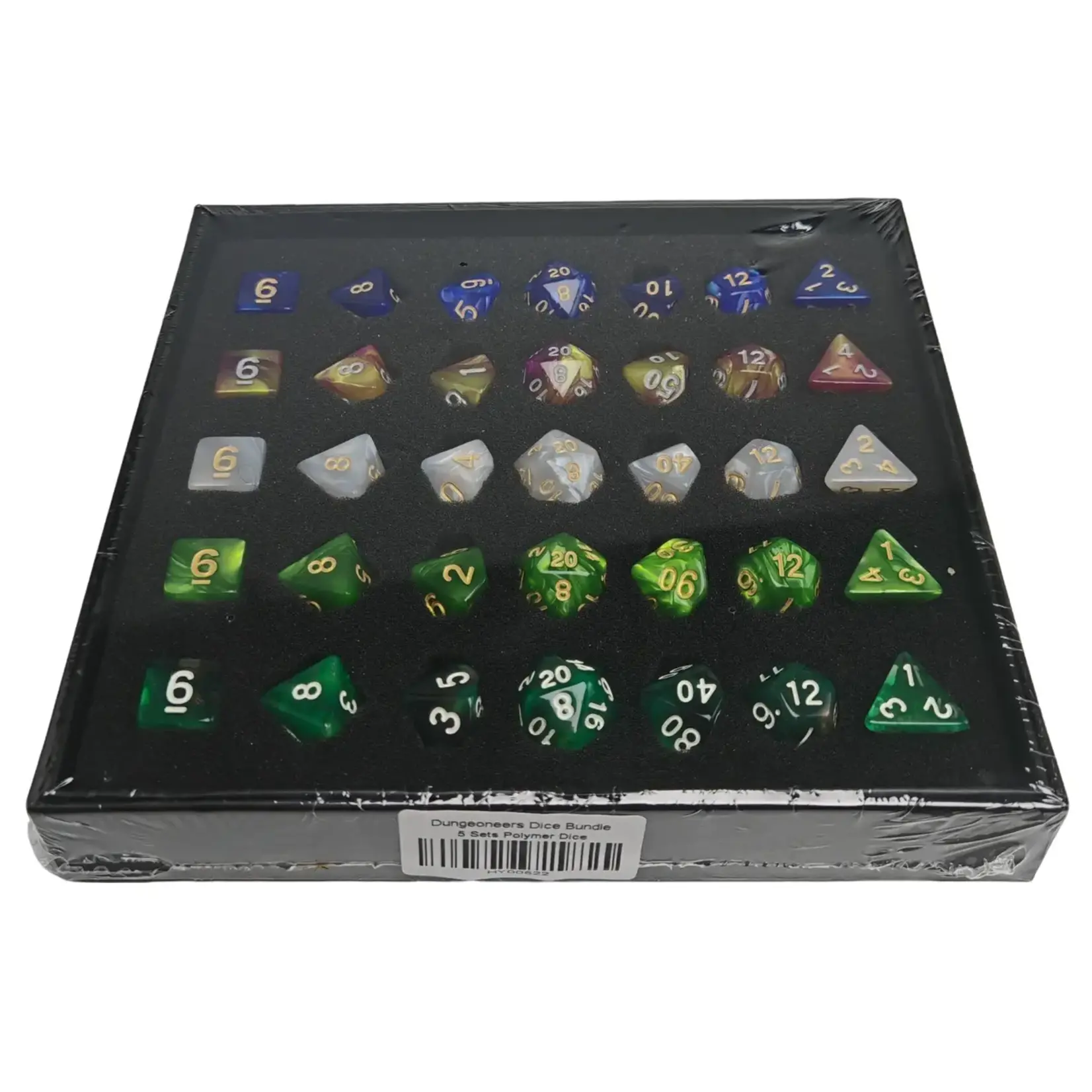 Dungeoneer's Dice Bundle - 5 Full Sets of Polymer Dice