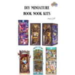 DIY  Miniature Book Nook Kits: