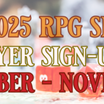 Fall 2025 Role  Playing Games 
