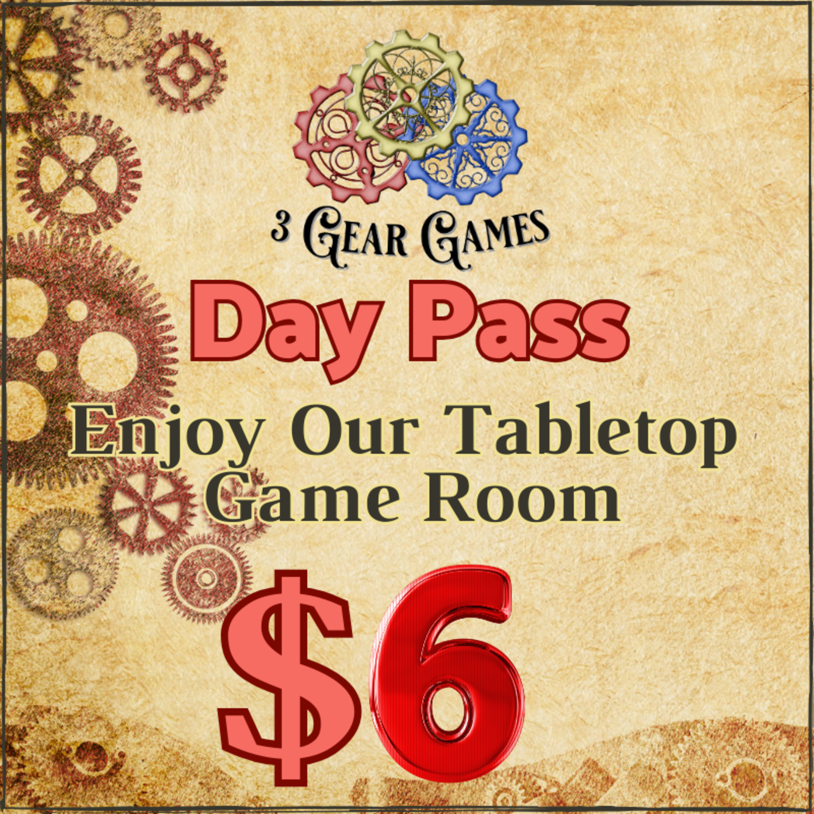 Game Room: Day Pass