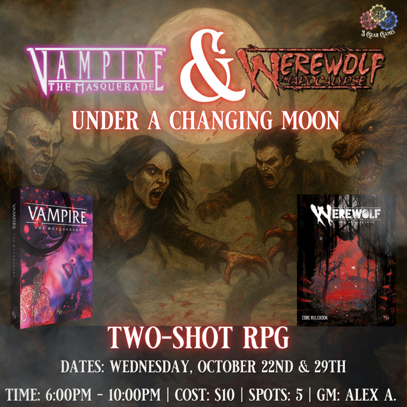 Vampire/ Werewolf: Under a Changing Moon 2-Shot