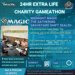 Extra Life 2025 Midnight Magic The Gathering Graveyard Shift Sealed-