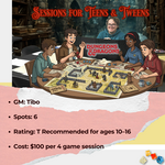 (Feb/Mar) Dungeons & Dragons Sessions for Teens & Tweens