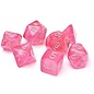 Chessex Borealis: Pink/Silver Poly 7 Die Set