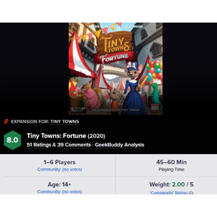 AEG TIny Towns:  Fortune