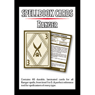 Gale Force 9 D&D Spellbook Cards: Ranger