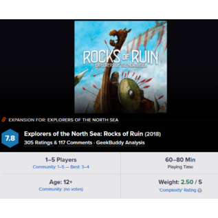 Explorers of the North Sea: Rocks of Ruin Expansion
