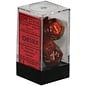 Chessex Scarab: Scarlet/Gold Poly 7 Die Set