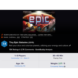 Gamelyn Tiny Epic Galaxies