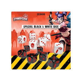CMON Zombicide 2nd Edtion: Special Black & White Dice