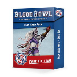 Games Workshop Blood Bowl : Dark Elf Team Card Pack