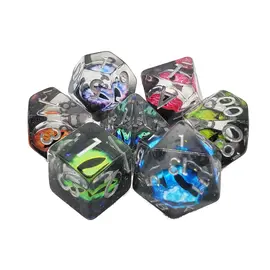 Old School Dice Old School Dice: Dragon Eye - Spectral 7 Die set