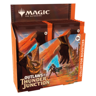 Wizards of the Coast MTG:  Outlaws of Thunder Junction Collector's Booster Display