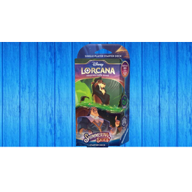 Ravensburger Disney Lorcana TCG: Shimmering Skies Starter Deck - Emerald/ Steel