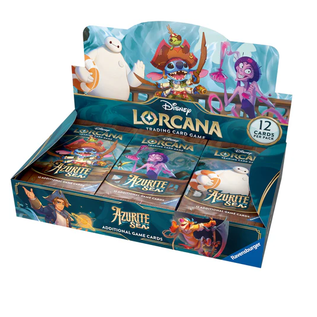 Ravensburger Disney Lorcana TCG: Azurite Sea Booster Display
