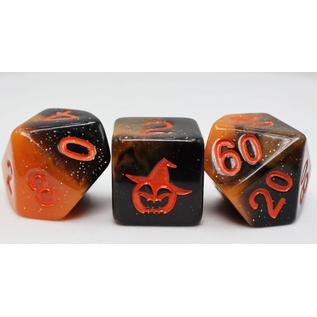 Foam Brain Games Foam Brain Games: Dice Set: Halloween Pumpkin