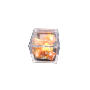 Critical Hit Collectibles Critical Hit Collectibles Orange / Yellow Fusion Polyhedral 7 Die Set
