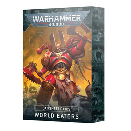 Games Workshop WAR HAMMER 40K DATASHEET CARDS: WORLD EATERS
