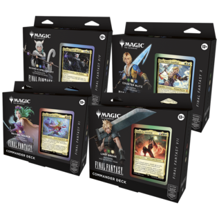 Wizards of the Coast MTG: Universes Beyond: Commander Final Fantasy: SET of 4 -