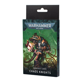 Games Workshop Warhammer 40K: Chaos Knights Datacards