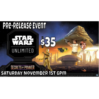 Fantasy Flight Games Star Wars Unlimited: Prerelease Event Secrets of Power Saturday 6pm
