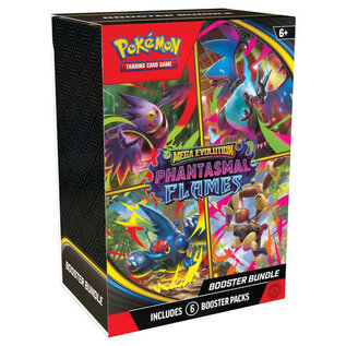 Pokemon International Pokemon TCG:  ME02: Mega Evolution 2: Phantasmal Flame Booster Bundle